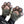 FurMakers Plush Puffy Fursuit Hand Paws with Five Digit Design and Toony Paw Pads