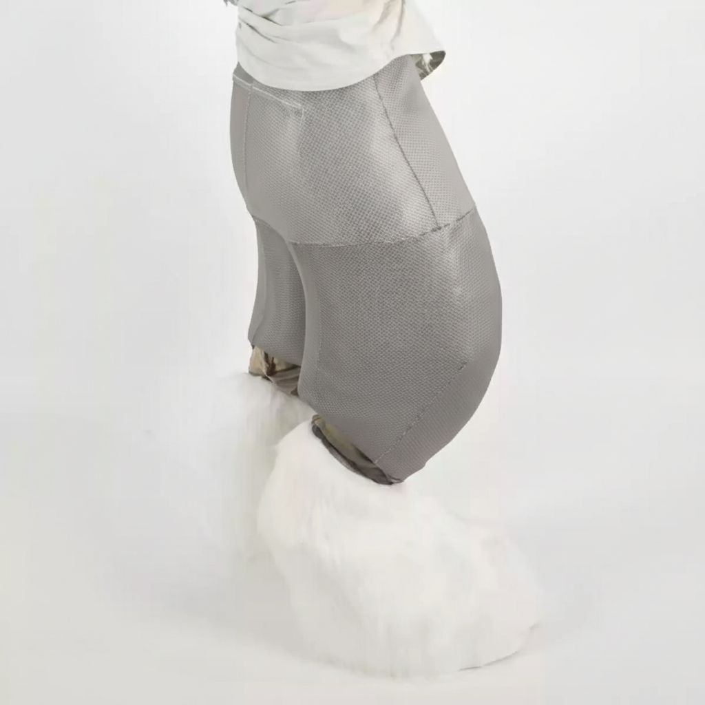 Handcrafted Fursuit Padded Digitigrade Bodysuit with Built-In Suspende ...