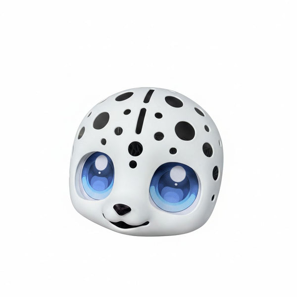 Kemono Style Fursuit Head Base Kit with Ventilated Shell and Custom Anime Eyes