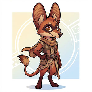 Nomadic Maned Wolf Professional Furry Character Adoptable - View 1