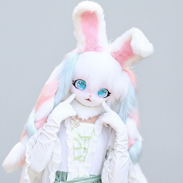 Pastel Animal Series Kigurumi Style Fursuit Head with Breathable Mesh