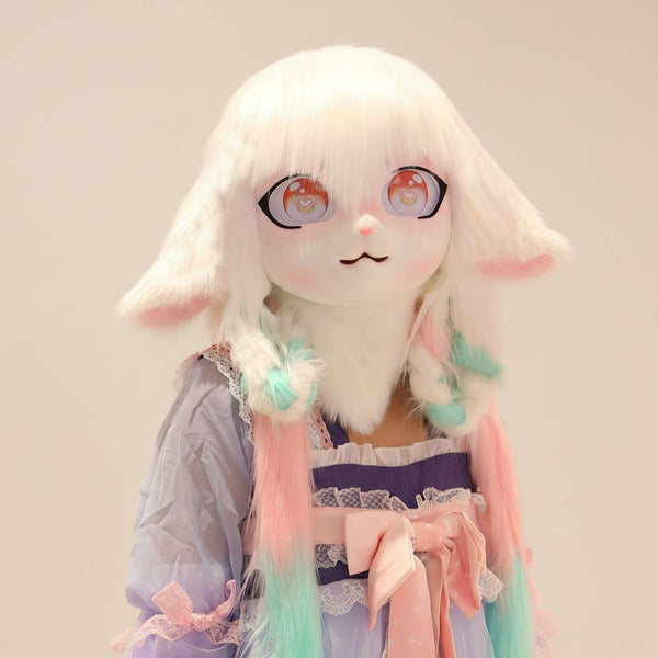 Pastel Animal Series Kigurumi Style Fursuit Head with Breathable Mesh