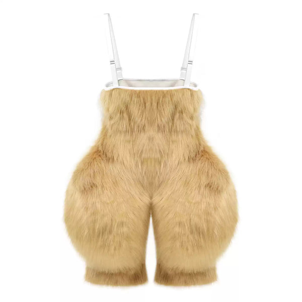 Plush-Bunny-Fursuit-Curved-Leg-Cosplay-Set-with-Big-Ears-Camel-Color_10
