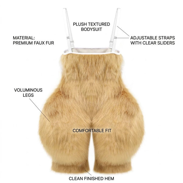Plush-Bunny-Fursuit-Curved-Leg-Cosplay-Set-with-Big-Ears-Camel-Color_13
