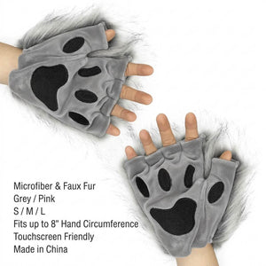 Plush-Cat-Paw-Half-Finger-Cosplay-Gloves_1
