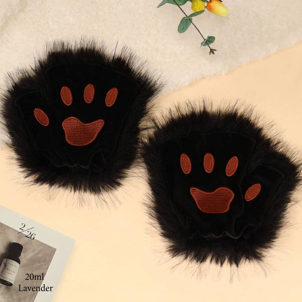 Plush-Cat-Paw-Half-Finger-Cosplay-Gloves_13