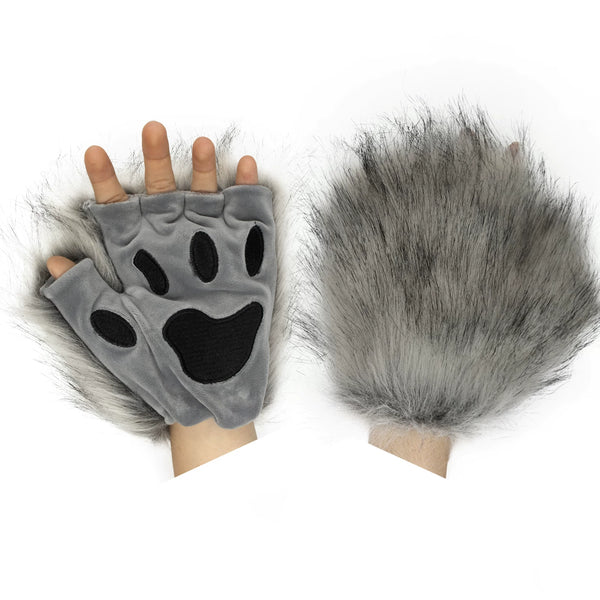 Plush-Cat-Paw-Half-Finger-Cosplay-Gloves_16