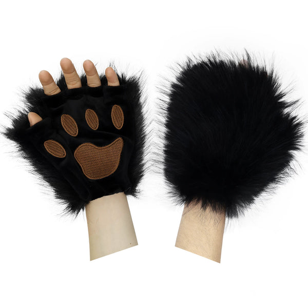 Plush-Cat-Paw-Half-Finger-Cosplay-Gloves_17