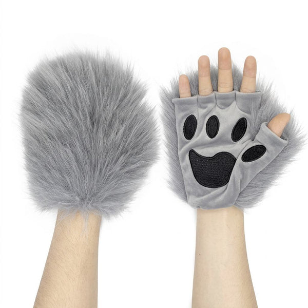 Plush-Cat-Paw-Half-Finger-Cosplay-Gloves_18