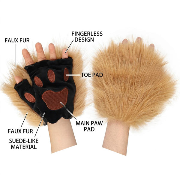 Plush-Cat-Paw-Half-Finger-Cosplay-Gloves_24