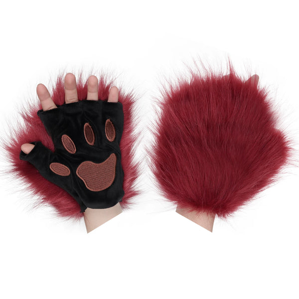 Plush-Cat-Paw-Half-Finger-Cosplay-Gloves_25