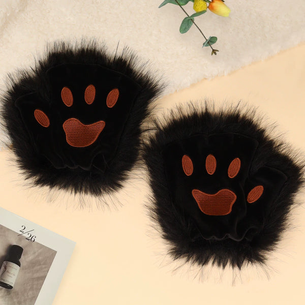 Plush-Cat-Paw-Half-Finger-Cosplay-Gloves_27