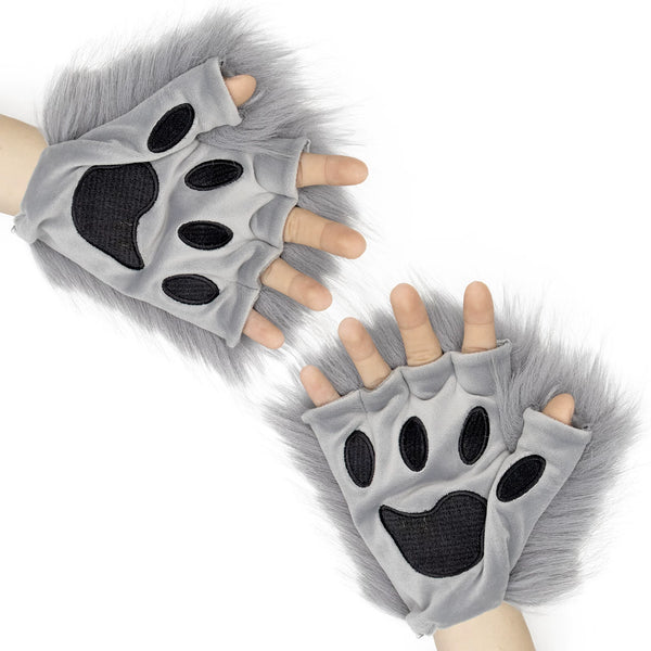 Plush-Cat-Paw-Half-Finger-Cosplay-Gloves_3