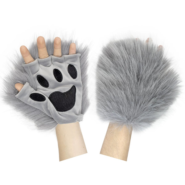 Plush-Cat-Paw-Half-Finger-Cosplay-Gloves_32