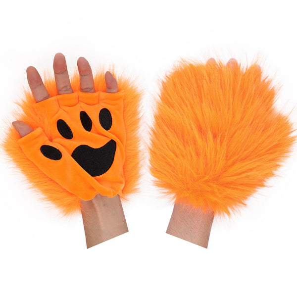 Plush-Cat-Paw-Half-Finger-Cosplay-Gloves_33