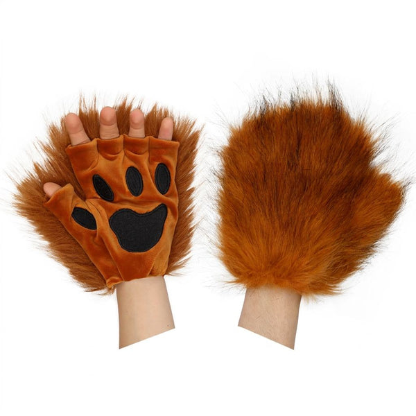 Plush-Cat-Paw-Half-Finger-Cosplay-Gloves_35