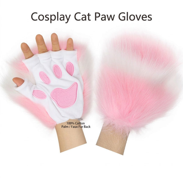Plush-Cat-Paw-Half-Finger-Cosplay-Gloves_37