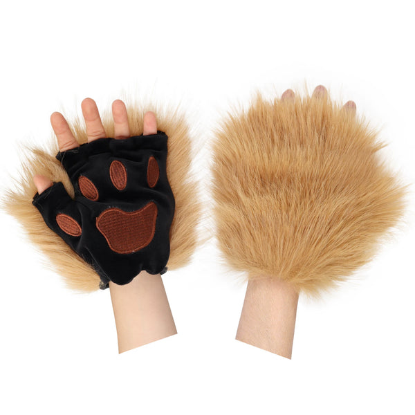 Plush-Cat-Paw-Half-Finger-Cosplay-Gloves_38