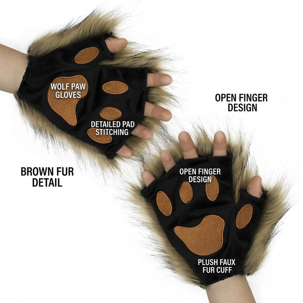 Plush-Cat-Paw-Half-Finger-Cosplay-Gloves_7