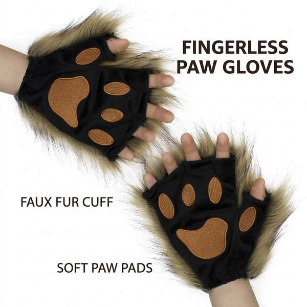 Plush-Cat-Paw-Half-Finger-Cosplay-Gloves_9