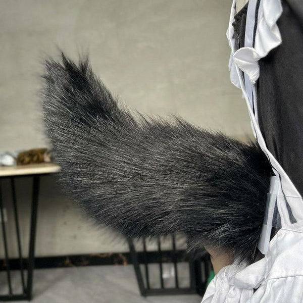 Premium Faux Fur Character Tail with Natural Movement for Fursuits and Cosplay