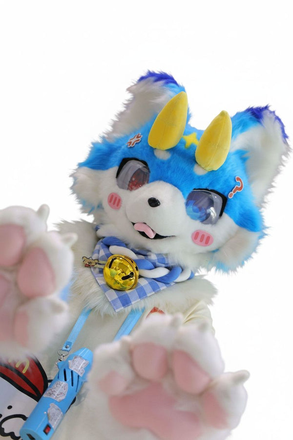 Professional High Ventilation 3D Printed Fursuit Head Base for Custom Character Creation