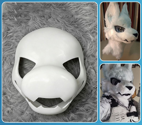 Professional High Ventilation 3D Printed Fursuit Head Base for Custom Character Creation