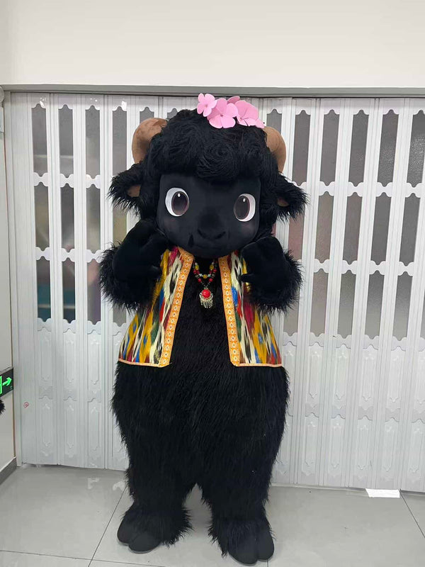 Tibetan Black Sheep Full Fursuit, Cute Edition