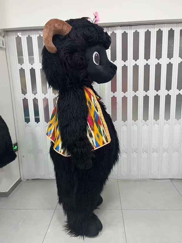 Tibetan Black Sheep Full Fursuit, Cute Edition