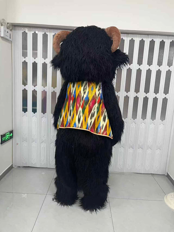 Tibetan Black Sheep Full Fursuit, Cute Edition
