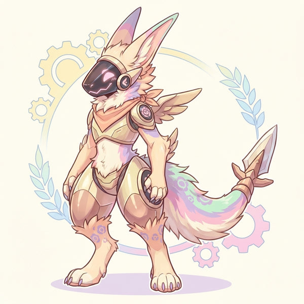 Farm Country Avian Hybrid Protogen Adoptable Character Design - View 6