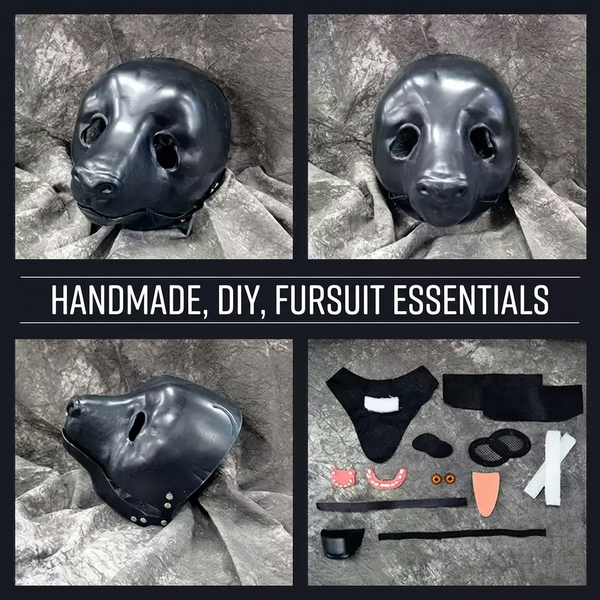 WILDBEAST Realistic Skull Fursuit Furry Materials Custom Handmade Beginner Friendly Free Shipping