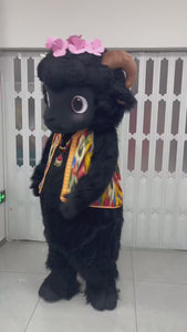 Tibetan Black Sheep Full Fursuit, Cute Edition